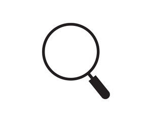 Magnify glass search find icon vector design symbol illustration