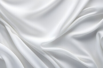 Obraz premium White cloth background abstract with soft waves