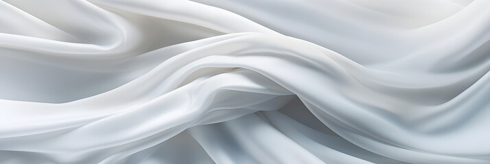 Obraz premium White cloth background abstract with soft waves