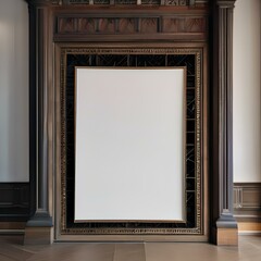 A blank poster in a historical exhibition2