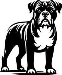Fototapeta premium Perro De Presa Canario dog icon