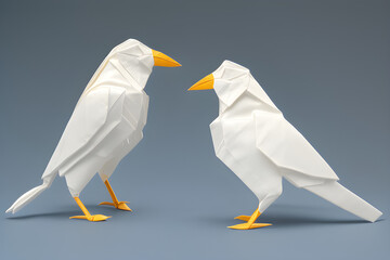 2 Origami Bird