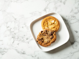 cookies on a plate
