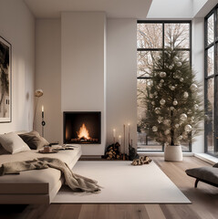 My home sweet home that warms me in the cold winter, Generative AI