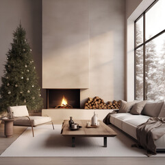My home sweet home that warms me in the cold winter, Generative AI