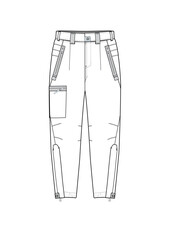 utility pants, pants, fashion illustration, pants sketch, technical drawing, fashion pants cad