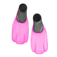pink fins