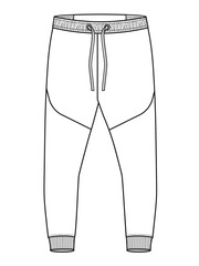utility pants, pants, fashion illustration, pants sketch, technical drawing, fashion pants cad