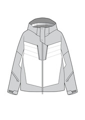 Fashion Cad, Fashion Jacket, Jacket Cad Illustration, fashion Flat Cad, Sweater, Sweatshirt, Fashion Cad illustration 