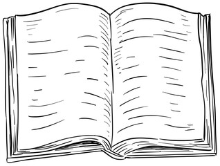 physics book handdrawn illustration