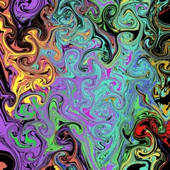 Abstract, shapeless coloring, colorful coloring, multi-color combination, artistic images, background images.