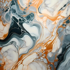 Abstract marble marbled stone ink liquid fluid painted painting texture luxury background banner, generative AI