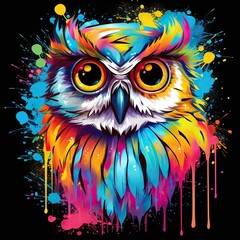 Obraz premium owl in the night