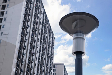 Obraz premium Street light poles