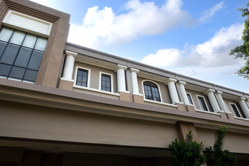 Residential houses in a housing area