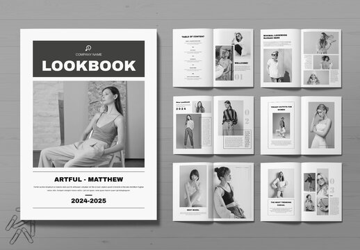 Creative Lookbook Templates Design