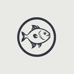 Fish Logo Design Very Cool Concept