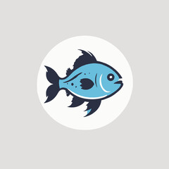 Fish Logo Design Very Cool Concept