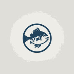 Fish Logo Design Very Cool Concept