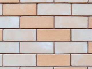 Fototapeta premium texture of an old brick wall close-up as a background