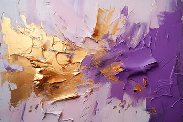 Abstract Golden Foil wall art, Golden Foil brush stroke Painting style, Oil Painting artistic artwork, for Wall art canvas printing