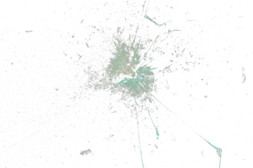 bullet hole in the glass