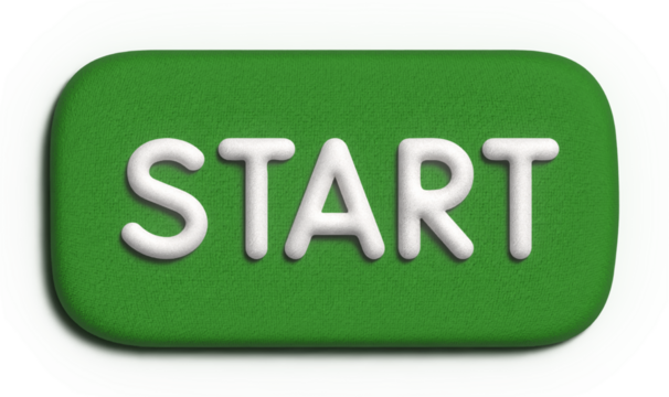 green button with start