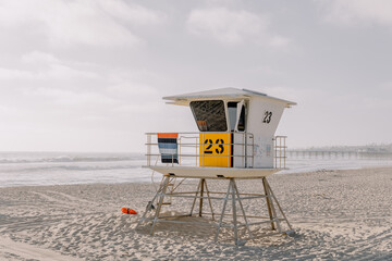 Life guard tower in Pacific Beach