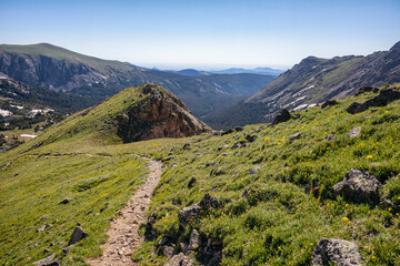 Hiking Devils Thumb Pass in the Indian Peaks Wilderness, Colorado