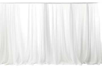 Foto op Canvas Soft Illumination Elevating Spaces with Sheer Curtain Grace Isolated On Transparent Background © Cool Free Games