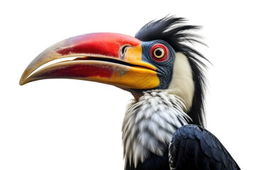 Authentic Sulu Hornbill Magnificence Isolated On Transparent Background