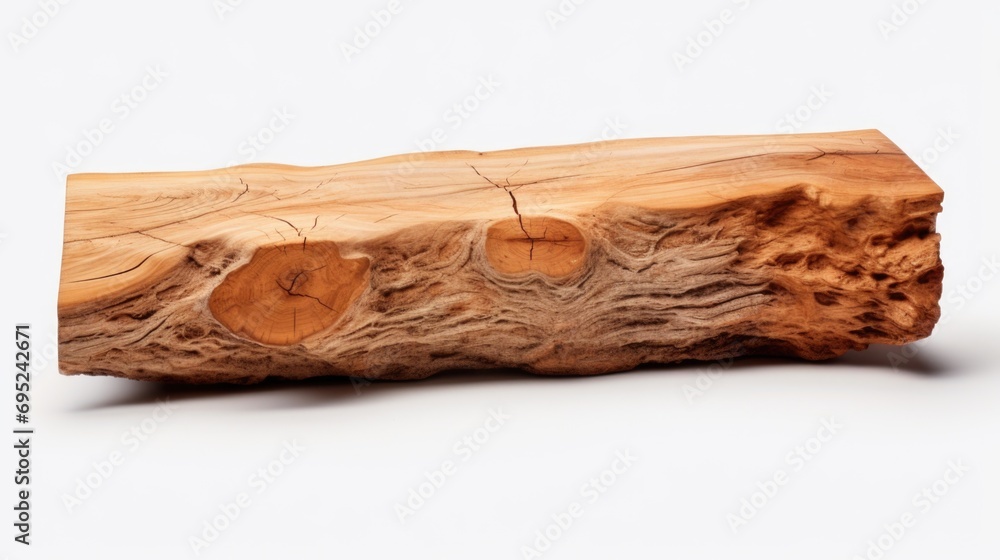 Poster A piece of wood with multiple holes. Can be used for various DIY projects or as a decorative element
