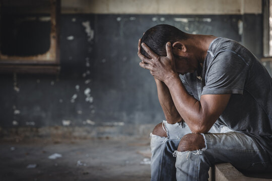  The concept of people addicted to drugs and against the use of illegal drugs. Drugs addiction and withdrawal symptoms concept. drugsInternational Day against Drug Abuse.