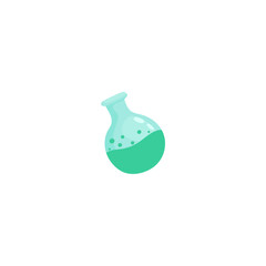 simple art green bottle