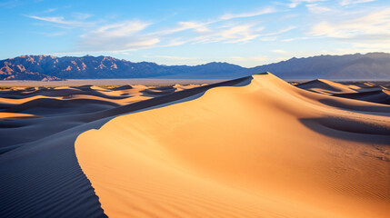 Fototapeta na wymiar Death Valley National Park Mesquite Sand Dunes
