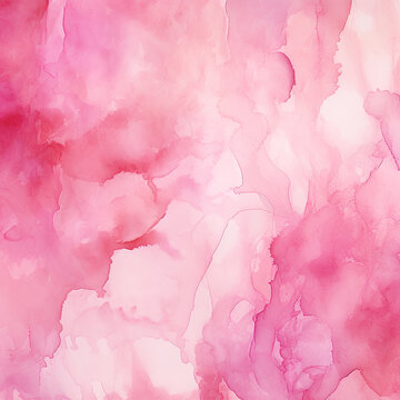 abstract background with pink watercolor stains, alcohol ink.