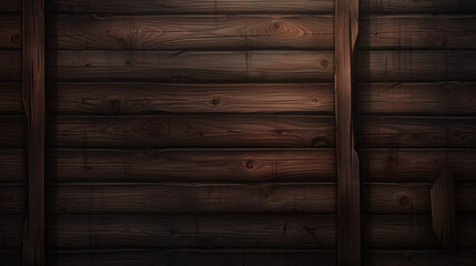 Design of dark wood background AI generated illustration