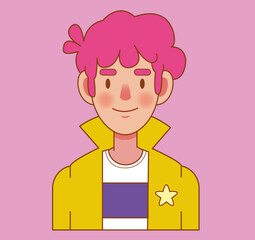 young man with jacket