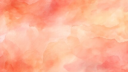peach fuzz shade watercolor background - obrazy, fototapety, plakaty