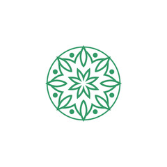 set of vector mandala elements ethnic