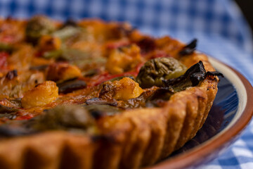 Coque de Sofrit, Can Jeroni bakery, Sant Francesc, Formentera, Pitiusas Islands, Balearic Community, Spain