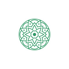 set of vector mandala elements ethnic