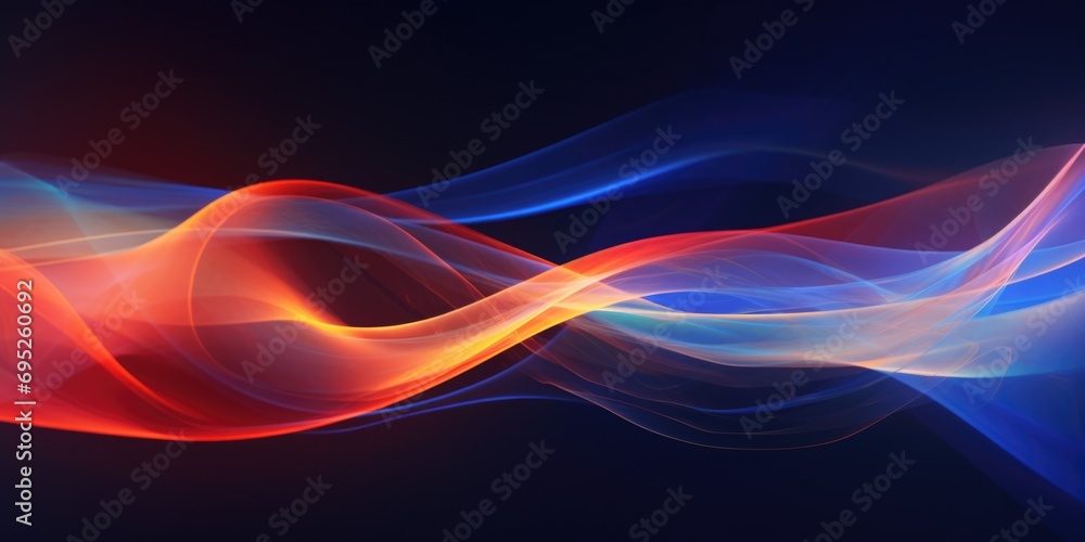 Sticker a vibrant abstract background featuring blue and red waves. perfect for adding a dynamic touch to an