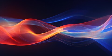 A vibrant abstract background featuring blue and red waves. Perfect for adding a dynamic touch to any design project
