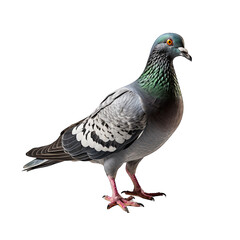 Pigeon isolated on white background