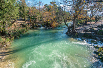 Büğrüm bridge crosses over a stream which joins with Köprüçay (Eurymedon). It is located, 5km...