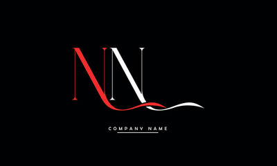 NN Abstract Letters Logo Monogram