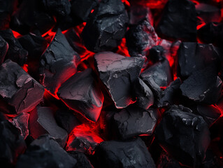 石炭のイメージ。AI生成画像