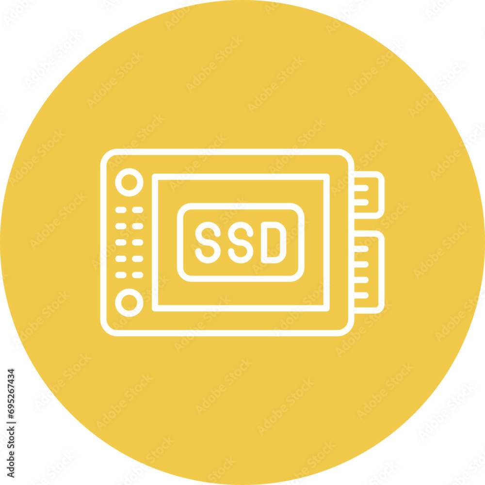 Wall mural Ssd Icon