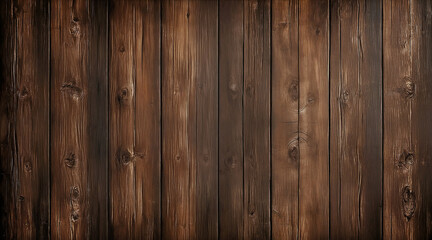 古くて茶色の木材の壁。アンティーク、傷、艶